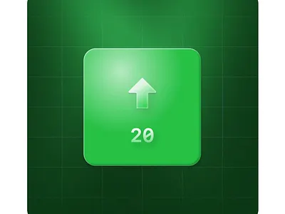 Upvote Arrow Animation animation figma interaction motion graphics prototype ui