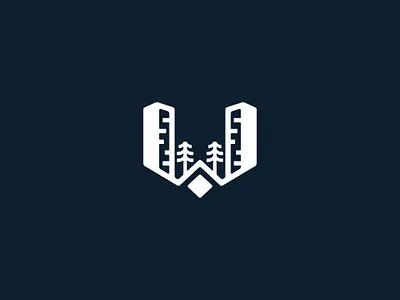 W Eco Apartment Logo apartment branding building city company corporate design eco green letter nature w