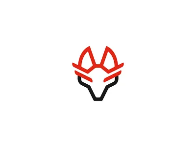 Elegant Fox Logo animal apps branding company corporate elegant fox luxury software technology wild