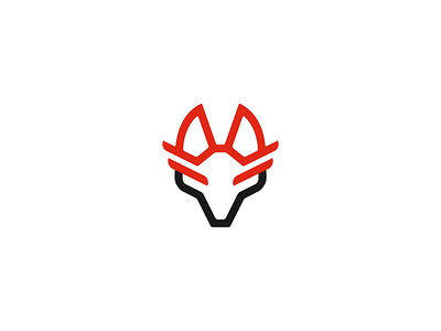 Elegant Fox Logo animal apps branding company corporate elegant fox luxury software technology wild