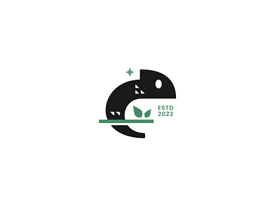 Chameleon Logo animal branding business chameleon company corporate cute design general illustration internet logo ui vector