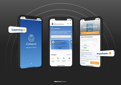 Cursus.id - Learning Management System (LMS) Mobile App app design design inspiration e learning edtech education app educational tools interactive design interface design learning platform minimalist design mobile app mobile lms mobile ui mobile ux online learning responsive design student dashboard ui inspiration user experience user interface