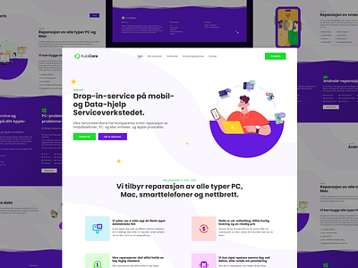 RubiCare Landing Page landing page ui web