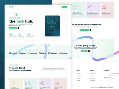 Splendit Landing Page landing page ui ux web