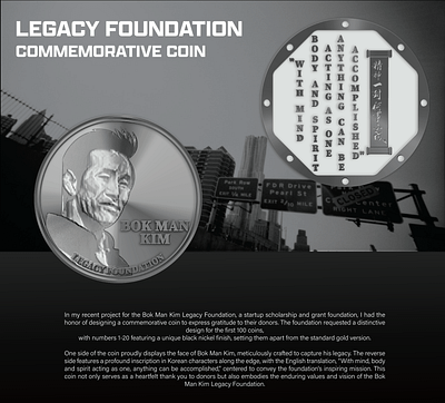 LEGACY FOUNDATION COMMEMORATIVE COIN 3d animation branding coin comemorative crypto design graphic design illustration logo ui