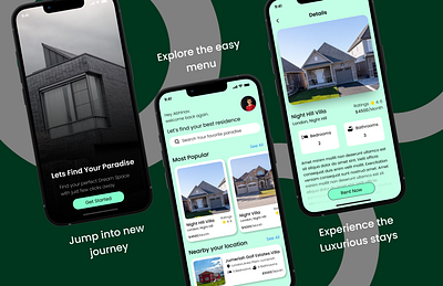 Discover Your Dream Home with DreamSpace Finder design designcommunity designinspiration dribbble minimalistdesign mobileapp realestate ui userexperience userinterface ux