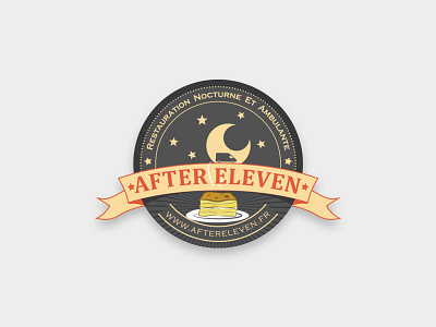 After Eleven Restaurante Ambulante et Nocturne graphic design illustration logo