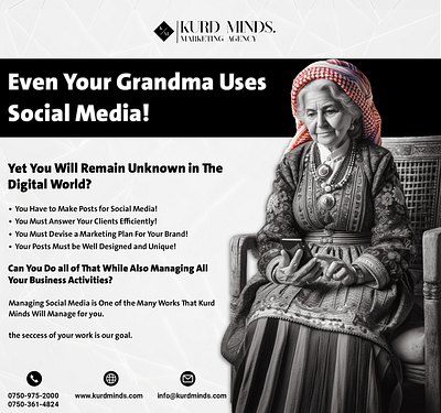 Kurd Mins Agency - Let us manage your Digital world. graphic design
