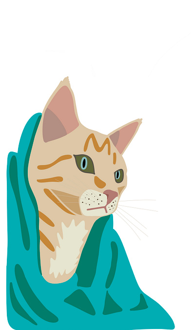 Borrie cat illustration