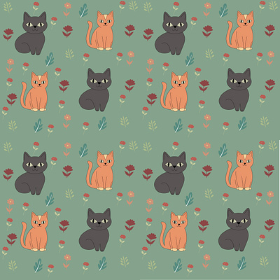 cat patterns cat cats illustration pattern