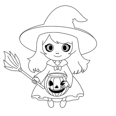 witch illustration witch