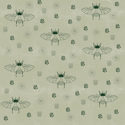 bug patterns bug illustration pattern