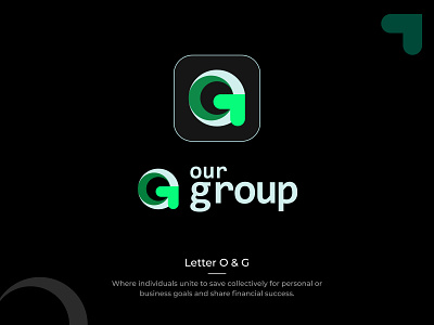 Our Group - Logo brand contribution finance finance logo graphic design group logo letter o g logo logo design