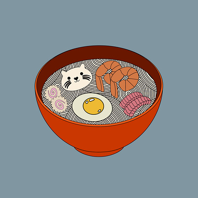 ramen illustration