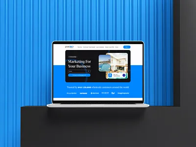 Pool 360 - Revamp header hero section ui uiux ux web design
