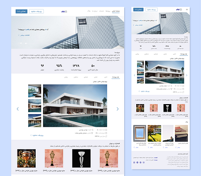 Website design for an Architecture firm ui uiux