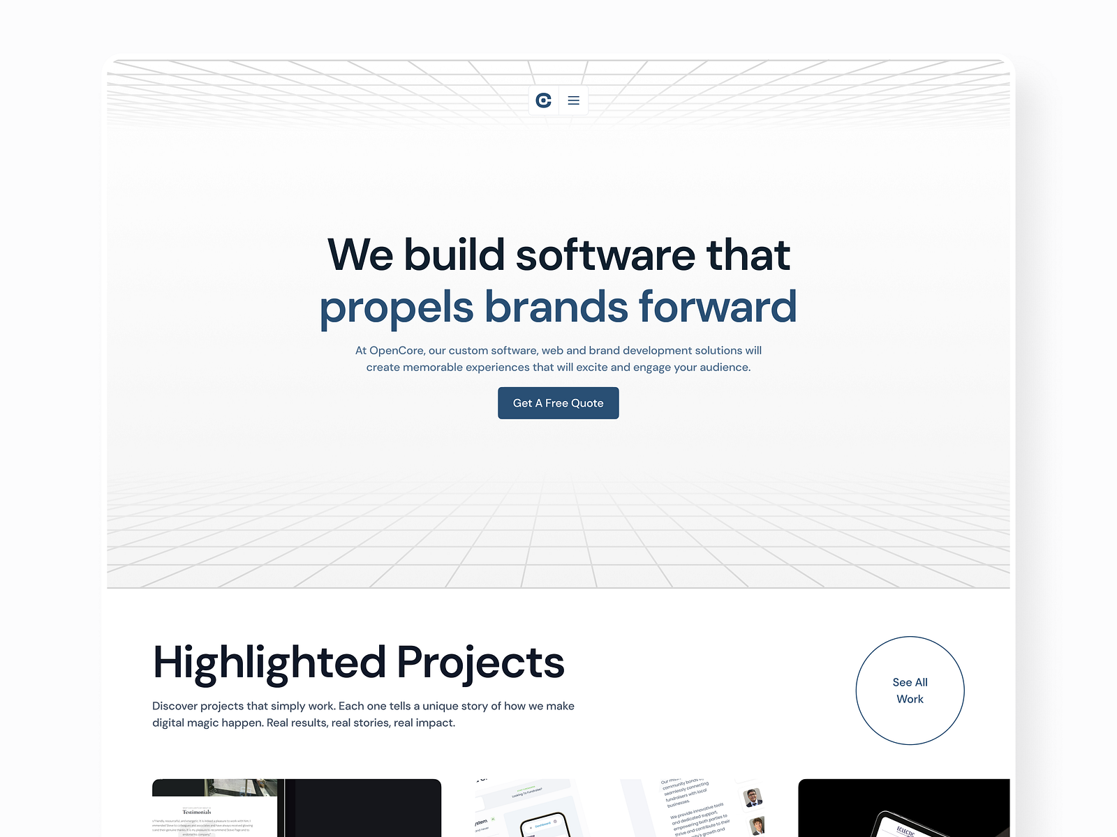 OpenCore - Landing Page UI UX Design by OpenCore Group on Dribbble