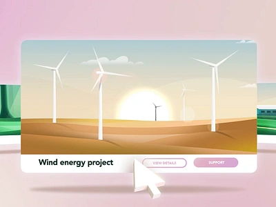 Wind Energy Project animation climate change eco eco friendly ecofriendly environment green energy illustration nature renewable renewable energy sustainability sustainable sustainable animation tree wind energy wind turbine wind turbine animation windmill zero waste