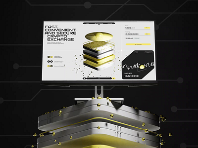 Ufo Crypto Exchange Site Concept concept crypto exchange ufo