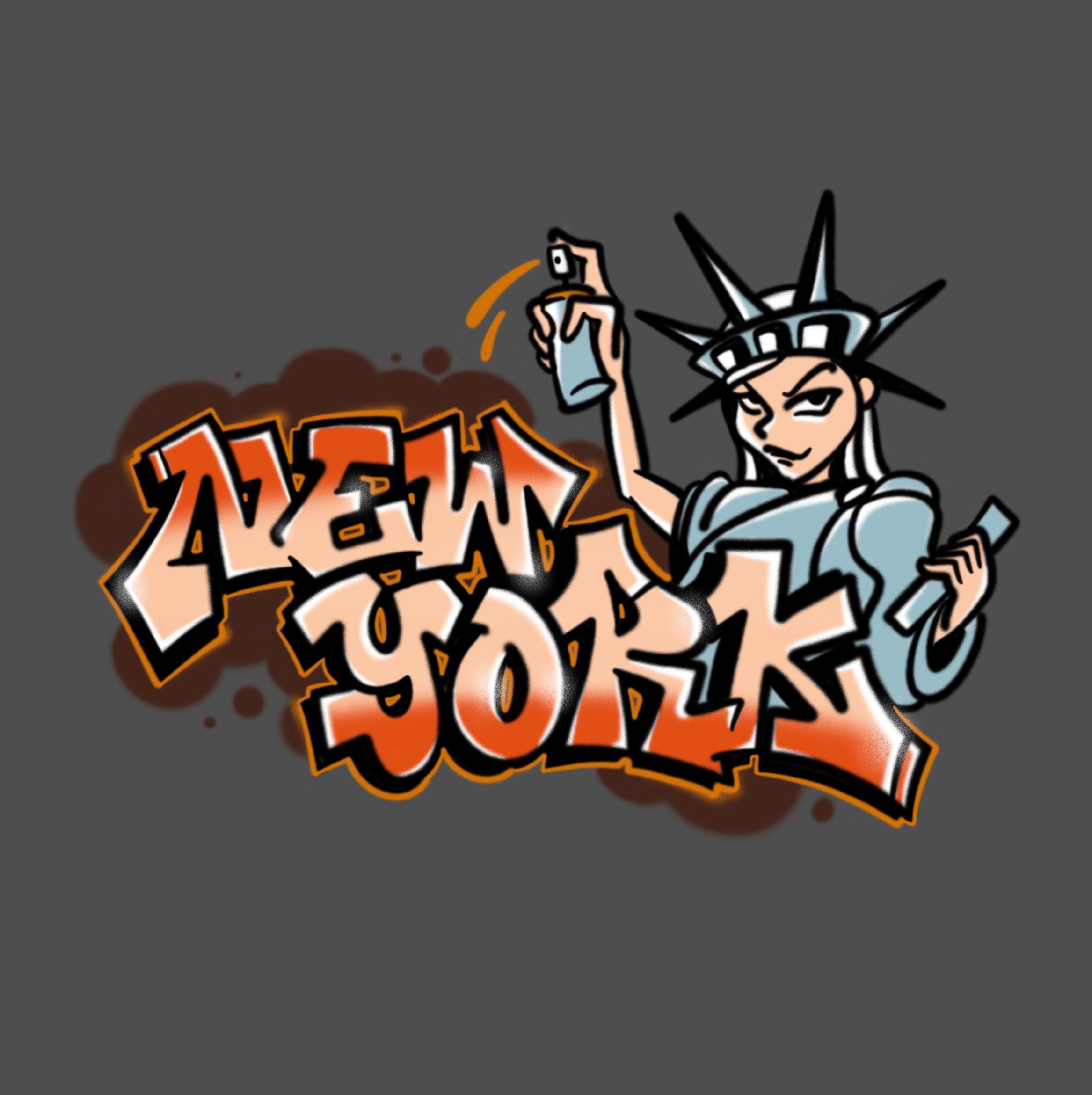 New York t-shirt print design illustration print