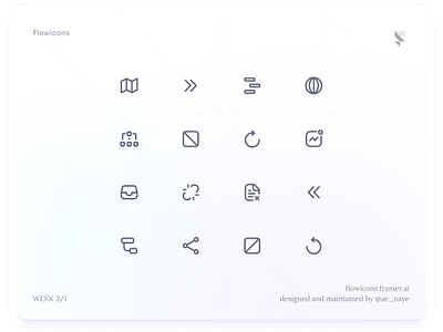 Flowicons Week 3/1 design figma icon pack icon set icons ui ui kit