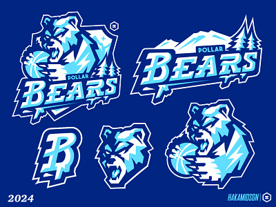 POLLAR BEAR PACK LOGO availabe baseball basketball basketballlogo bearlogo branding design dribbleproject gaming graphic design illustration logo logobear logoproject mascot motion graphics sport sportmascot