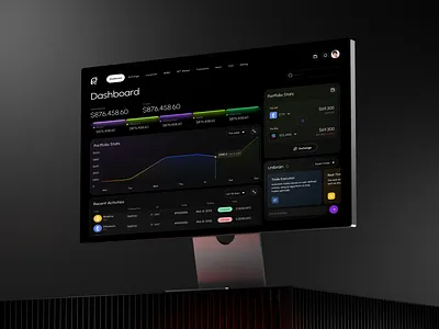 Unicron: Advancing Crypto Technology with AI-Driven Innovations artonest blockchain crypto dashboard figma finance fintech uxui