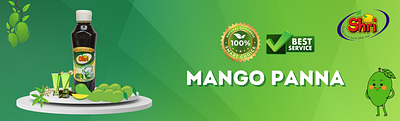 MANGO PANNA BANNER DESIGN 3d animation branding design graphic design illustration logo motion graphics ui vector