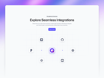 integrations features home page integration landing page sections