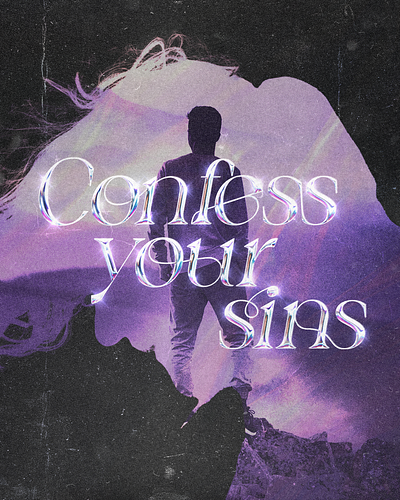 Confess your sins | Christian Poster christian