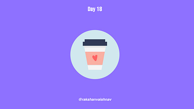 Day 18 of Daily flat design challenge on Tea cup challenge design flat design illustration illustrator tea