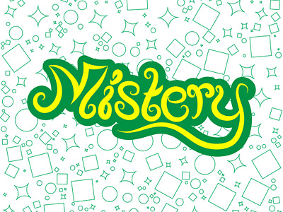 Mistery Word Design graphic design typography