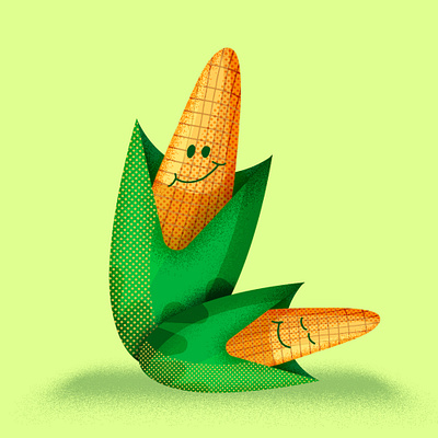 Corn Illustration By Mahnoor Khan On Dribbble