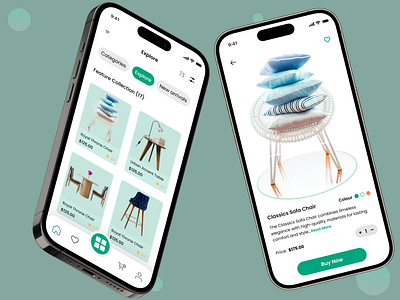 UI Design Furniture Apps Explorations app design app designe branding chair design e commerce figma design furniture app design furniture ux app illustration interactive designe interior ui design mobile app product design shopping app ui ui design ui furniture app ux design ux ui