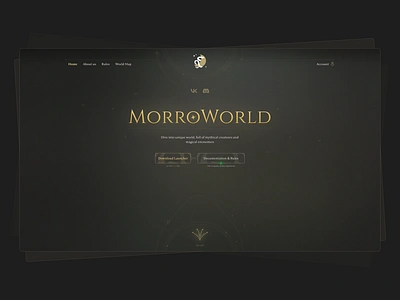 Website Design «MorroWorld» / 2023 branding design figma graphic design ui ux web website