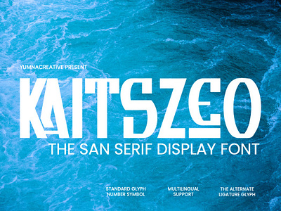 Kaitszeo - Sans Serif Display Font bold book branding design dislpay future futuristic illustration magazine modern new san serif sans tech trend typeface typography ui vintage web