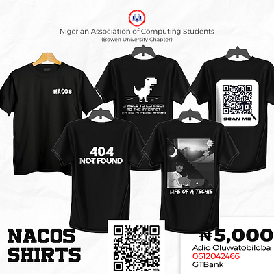 Merch Design and Mockup for NACOS Bowen design flyer graphic design illustration merch mockup photoshop poster design