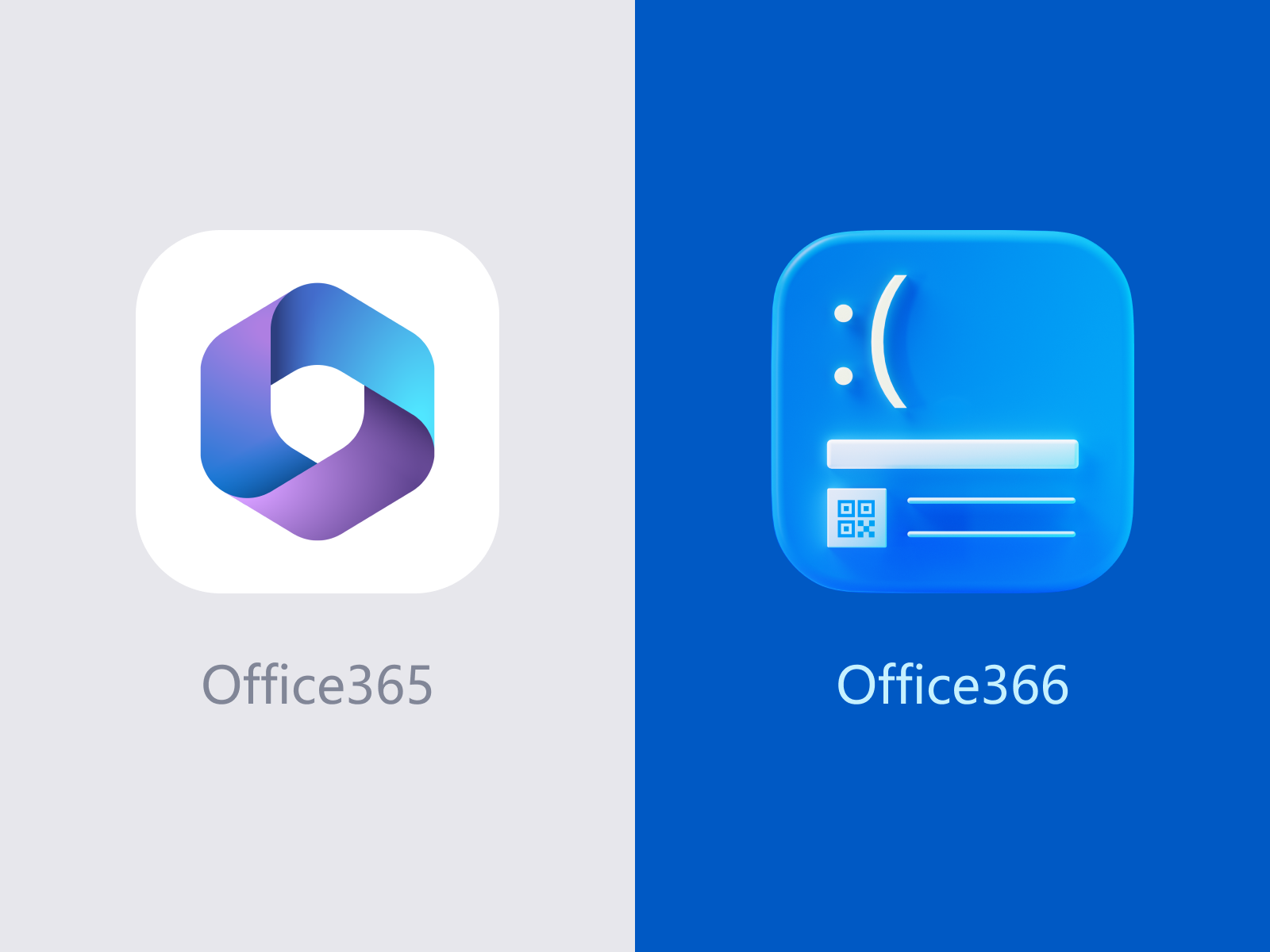 Bluescreen Day 3d bluescreen c4d icons office365 win11