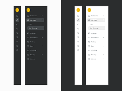 Menu application design dropdown menu table ui uiux web app web site