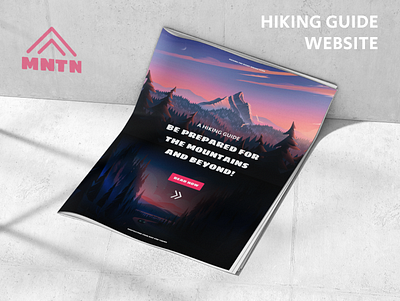 DESING FOR A HIKING GUIDE 🥾 ads brand identity branding design graphic design guide hiking guide social media design ui design uiux design ux design web design website