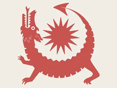 Sun Dragon branding dragon graphic design illustration logo