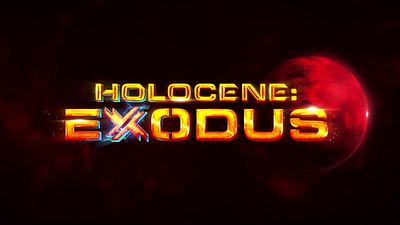 Sci-fi Game Logo - Exodus 🌠 crypto fantasy game art game logo logo designer nft pixarts sci fi text effect web3