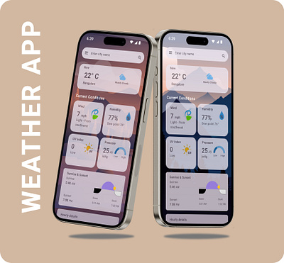 DailyUI #037 WEATHER APP dailyui design figma illustration typography ui ux weather app