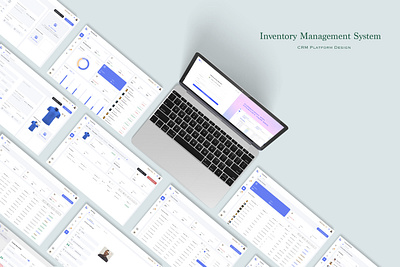 Inventory Management CRM Platform analytics crm figma inventory saas ui ux web app