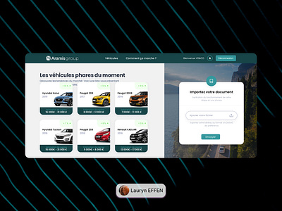 Projet - Aramis Group design figma ui webdesign