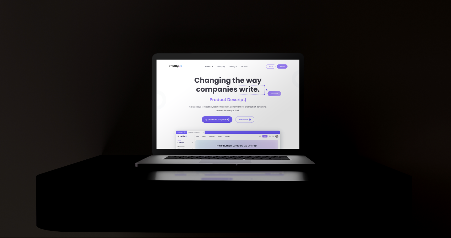 Craftly | AI Copywriting Website Design ai ai copywriting ai copywriting toll ai tool ai website animation copy writing website copywriting copywriting tool design modern design ui web design webflow webflow developer webflow development webflow website website