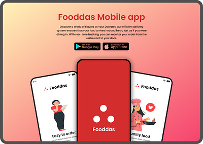 Fooddas Food delivery service Mobile App dailyui desigh design graphic design ui ux