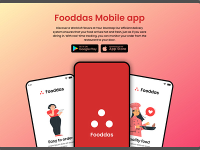 Fooddas Food delivery service Mobile App dailyui desigh design graphic design ui ux