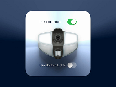 iDter Niō lights widget effects innovative ios motion graphics product product design realistic rive ui widget