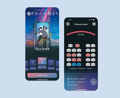 Movie Booking App ui